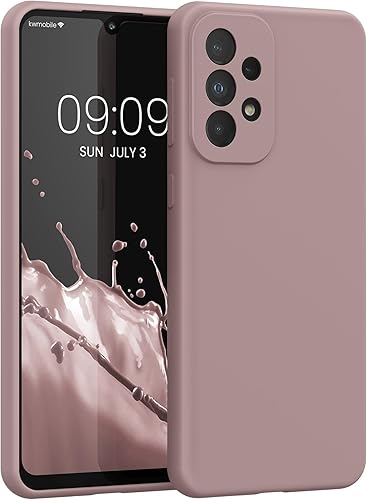 Miniatura 13 de kwmobile Funda Compatible con Samsung Galaxy A52 / A52 5G / A52s 5G - Cubierta de Teléfono de Silicona TPU con Acabado Suave - Macchiato