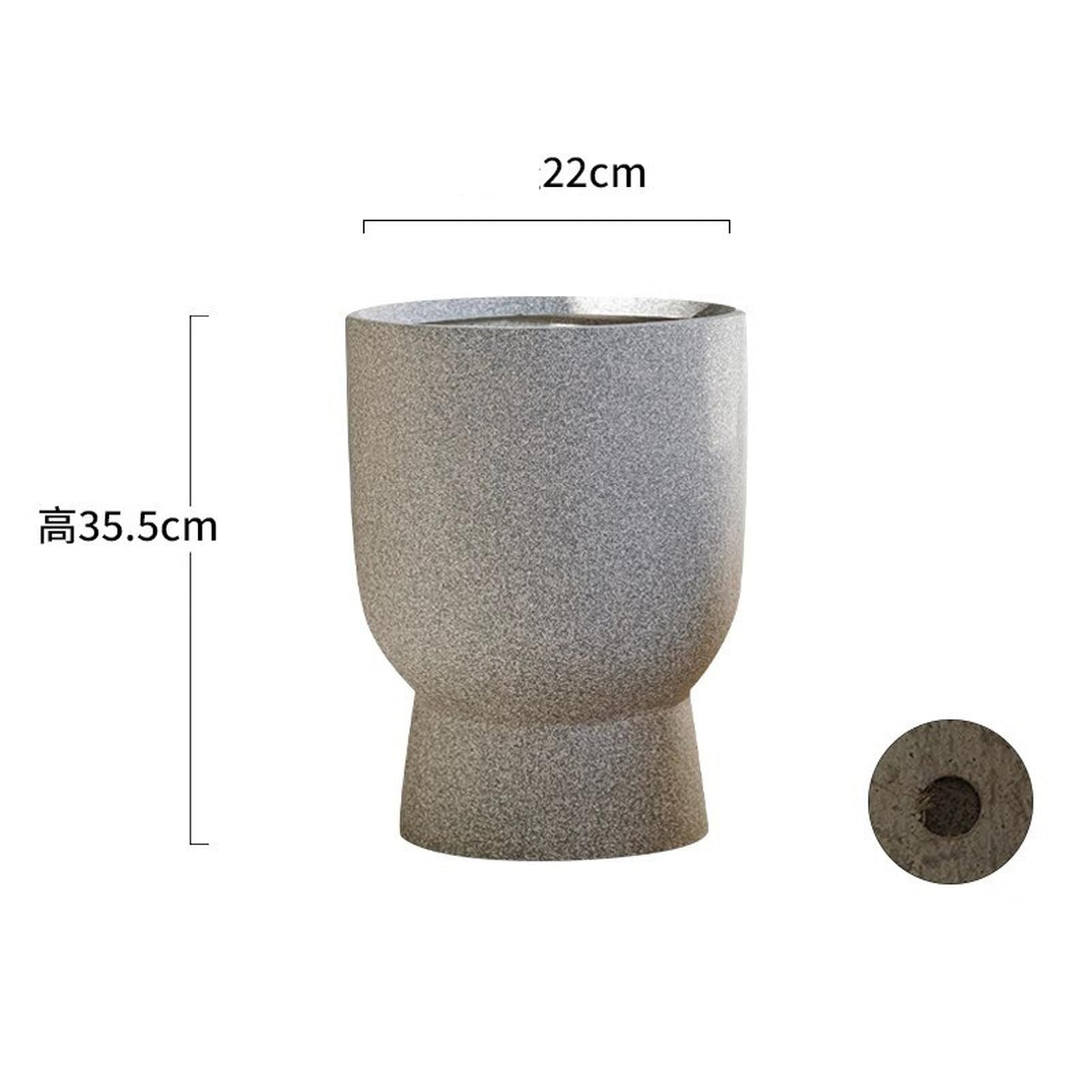 Amazon.co.jp: 室内用プランター セメント風 陶器製 プランター 観葉