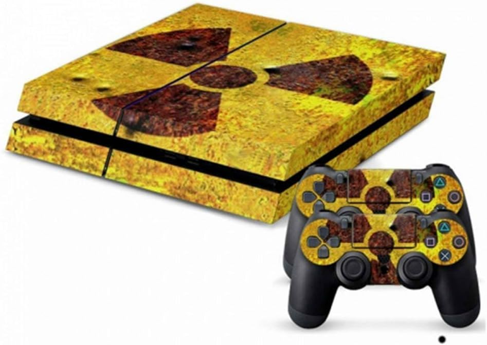 ModFreakz® Console/Controller Vinyl Skin Set - Hazard Radiation Sign for PS4 Original
