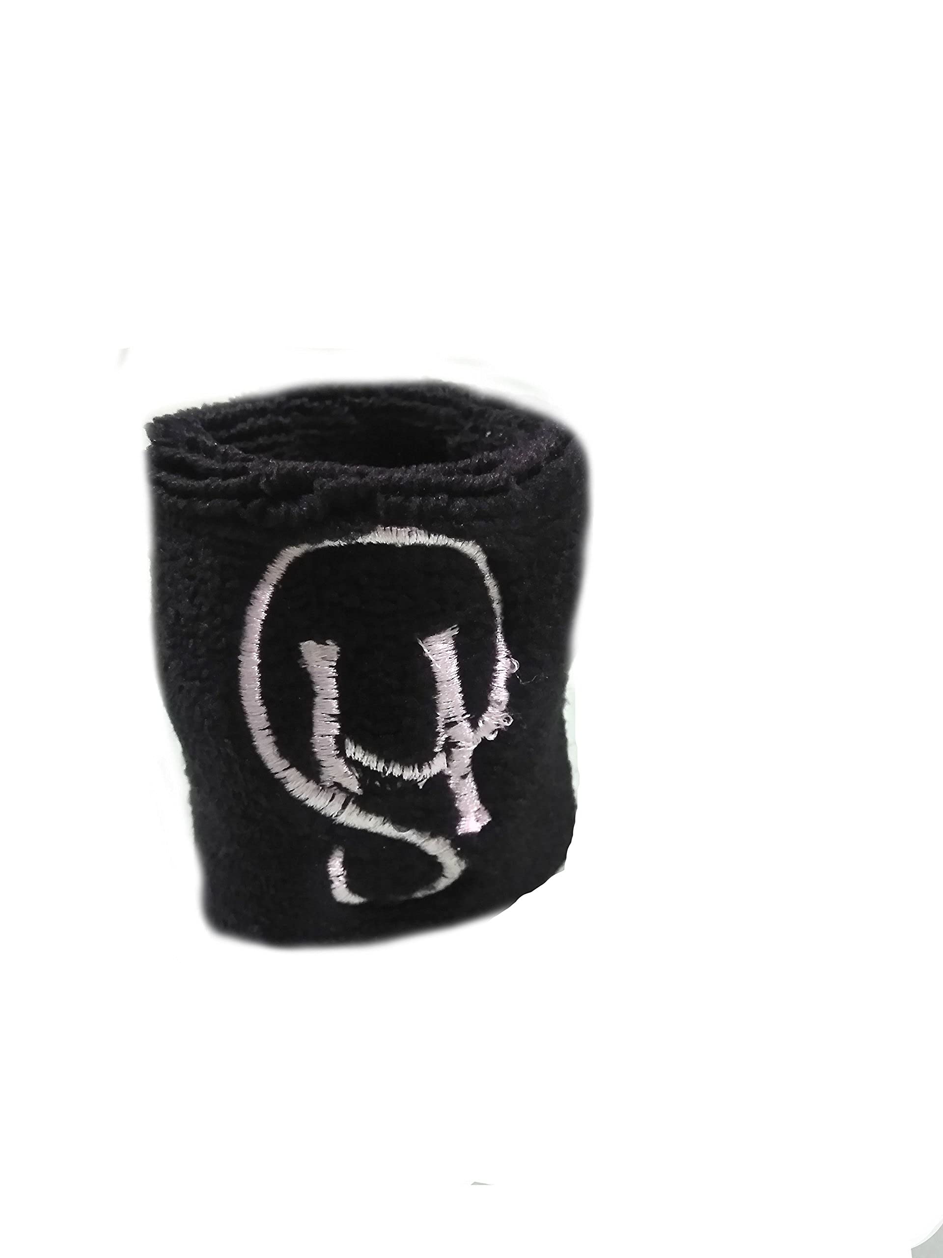 Black PantherFlex Supporter (Size - Large) (Pack of 2) with Sports House Cotton Wrist Band