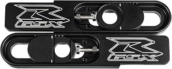 2004 GSXR 600/750 Swingarm Extensions Black Engraved 4.5-9" Stretch - Made in the USA