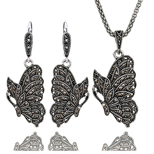 Yfnfxl Womens Butterfly Crystal Rhinestone Jewellery Sets Necklace Earring Sets Vintage Jewelry Sets Yfnfxl Womens Butterfly Crystal Rhinestone Jewellery Sets Necklace Earring Sets Vintage Jewelry Sets