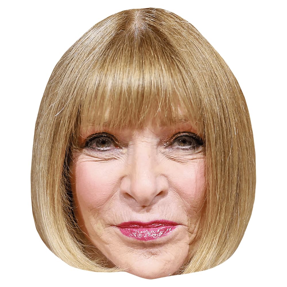 Anna Wintour (Lipstick) Celebrity Mask, Flat Card Face, Fancy Dress Mask