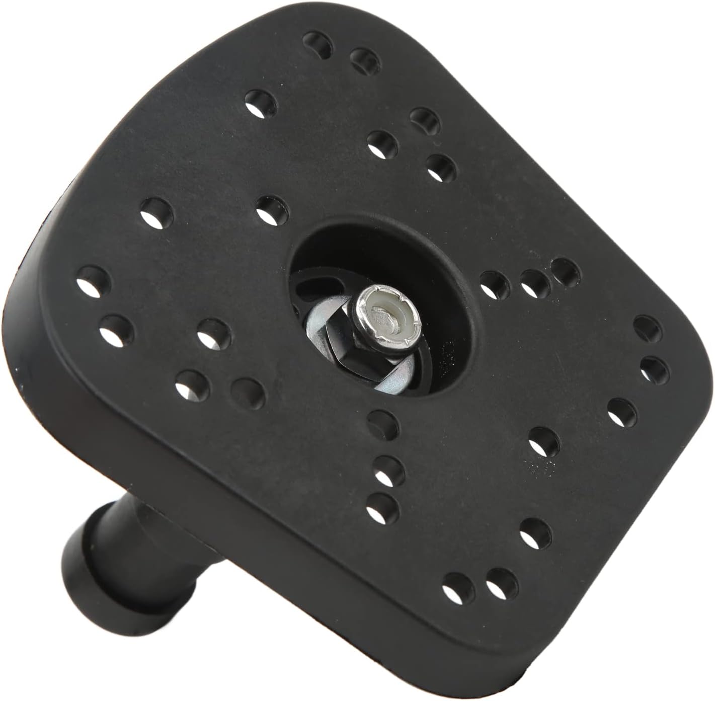 Acouto Adjustable Universal Fishfinder Mount, EasyRemove Sounder Bracket for Marine Electronics, ABS and Metal Construction for Stability