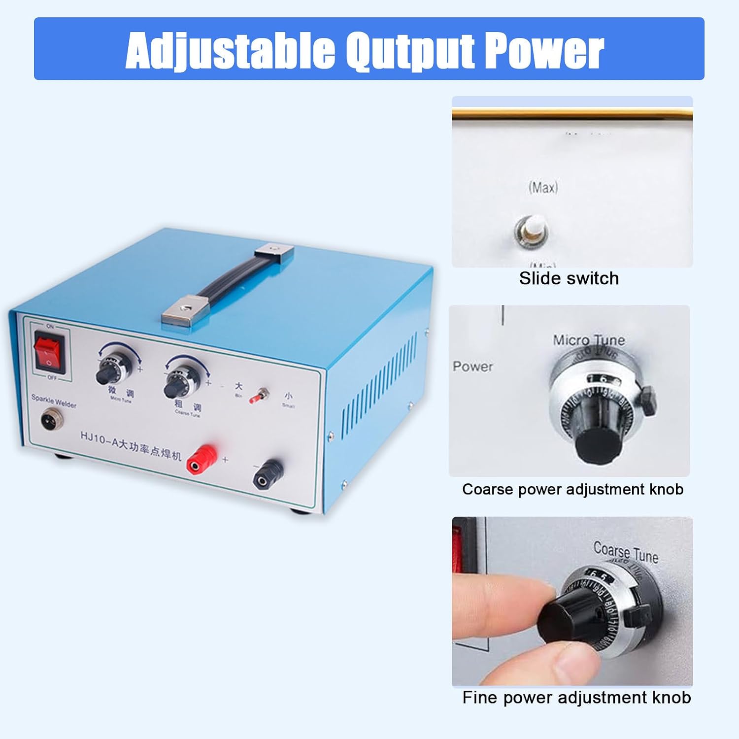 Jewelry Automatic Spot Welding Machine,with Foot Switch, Stand, Tweezers,Handheld Spot Welding Machine,Jewelry Spot Welder,Spot Welding Equipment,for Gold Silver Steel Welding,50A