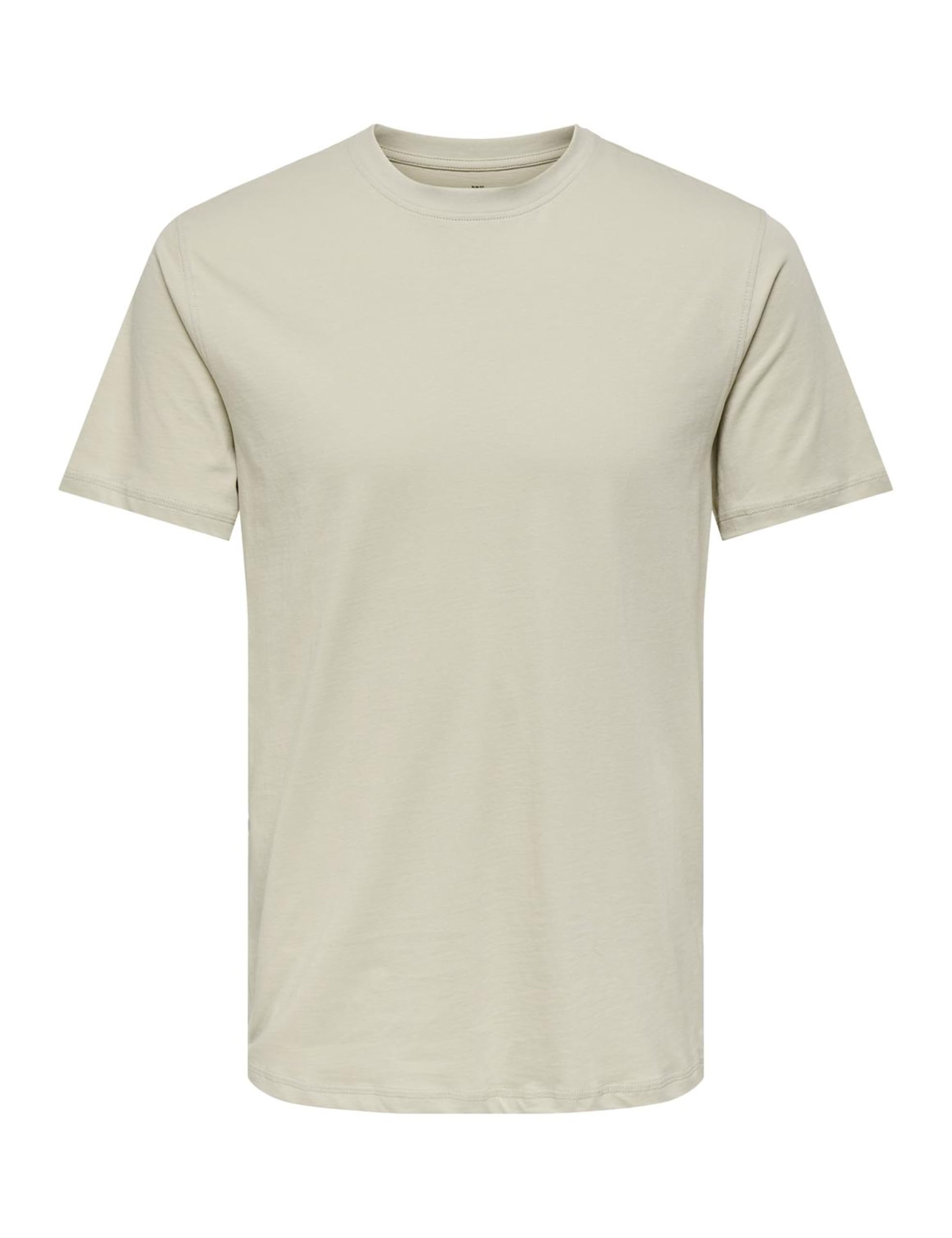 ONLY & SONS Mens Onsmax Life Reg Stitch Tee Noos T-Shirt, Pelican, M UK