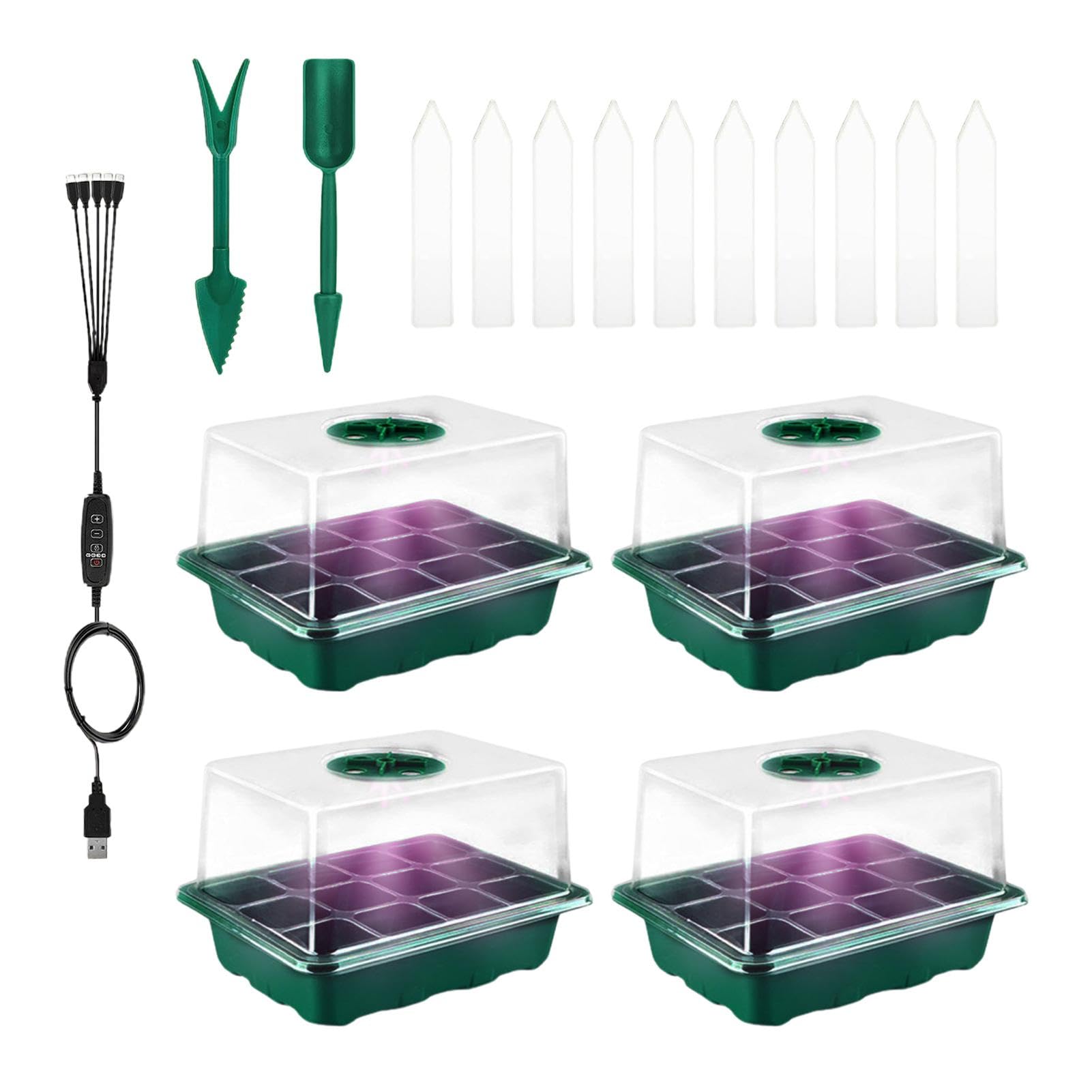 Plateaux pour, Kit Initial de Jardinage intérieur, Plateau de Germination des, Kit de Propagation des, Kit de Propagation des Clones, Kit de démarrage des de dans