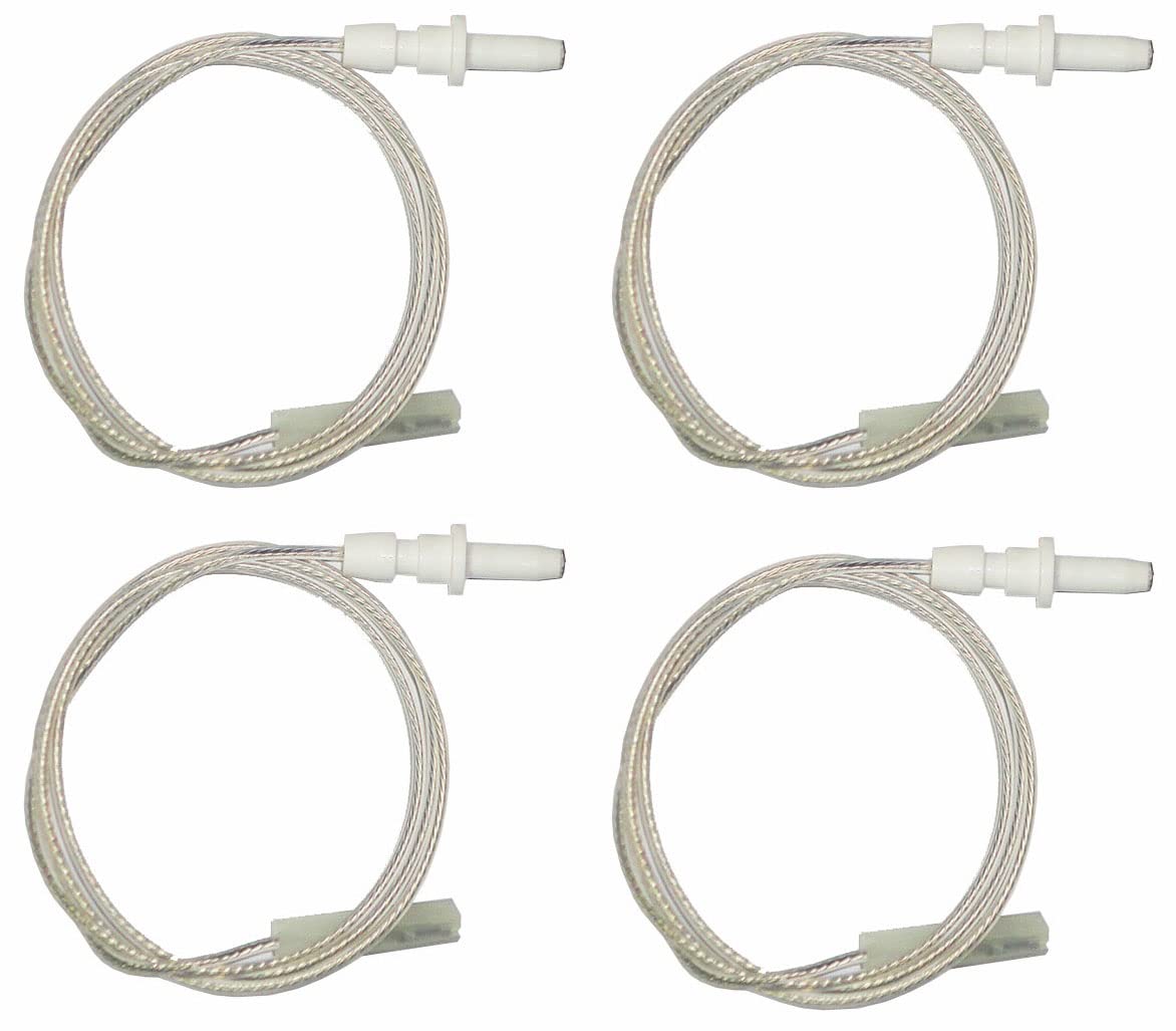 Indesit Ariston Whirlpool - Candeletta di accensione - C00288665-482000031823 - Lunghezza cavetto 650 mm. - per cucina piano cottura - H0221/OR - Prodotto Originale (4 pezzi)