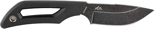 Miniatura 3 de OUTDOOR EDGE Pivote  Cuchillo de hoja fija de punta de caída de 2.5 pulgadas con funda  Cuchillo EDC para hombres con clip giratorio para transporte