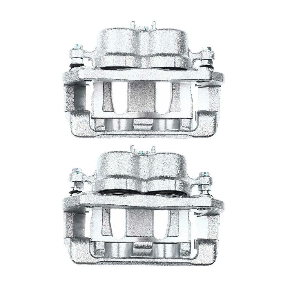 2pcs Front Left Driver and Right Passenger Side Disc Brake Caliper Assembly Metallic 2-Pistons with Bracket Dbcwbfks2Efl Dbcwbfks2Efr for Entourage 2007-2008 for Sedona 2006-2012 2014
