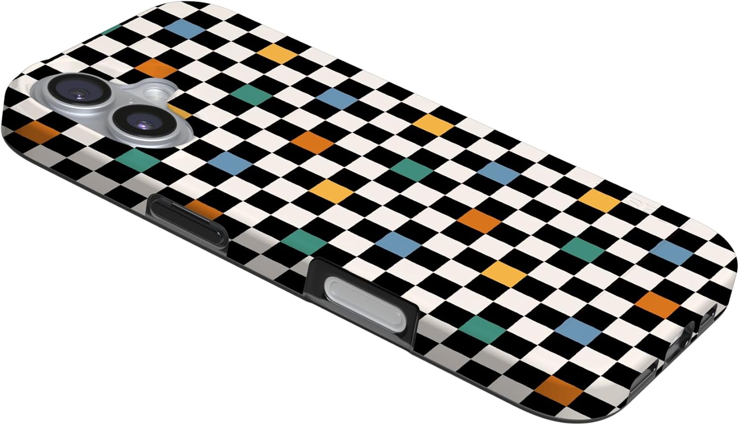 Casely iPhone 17 Case | Old Skool | Retro Checkerboard | Compatible with MagSafe | Classic Ultra Slim Design