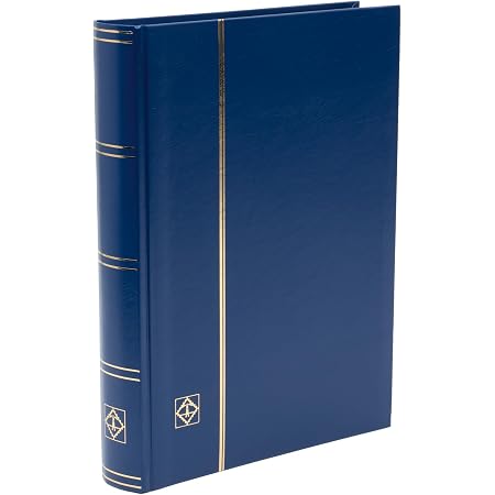 Album De Timbres Exacompta – 64 Pages Noires, 9 Bandes Acétate, Couverture Simili-cuir 22,5 X 30,5 Cm – Fabriqué En France