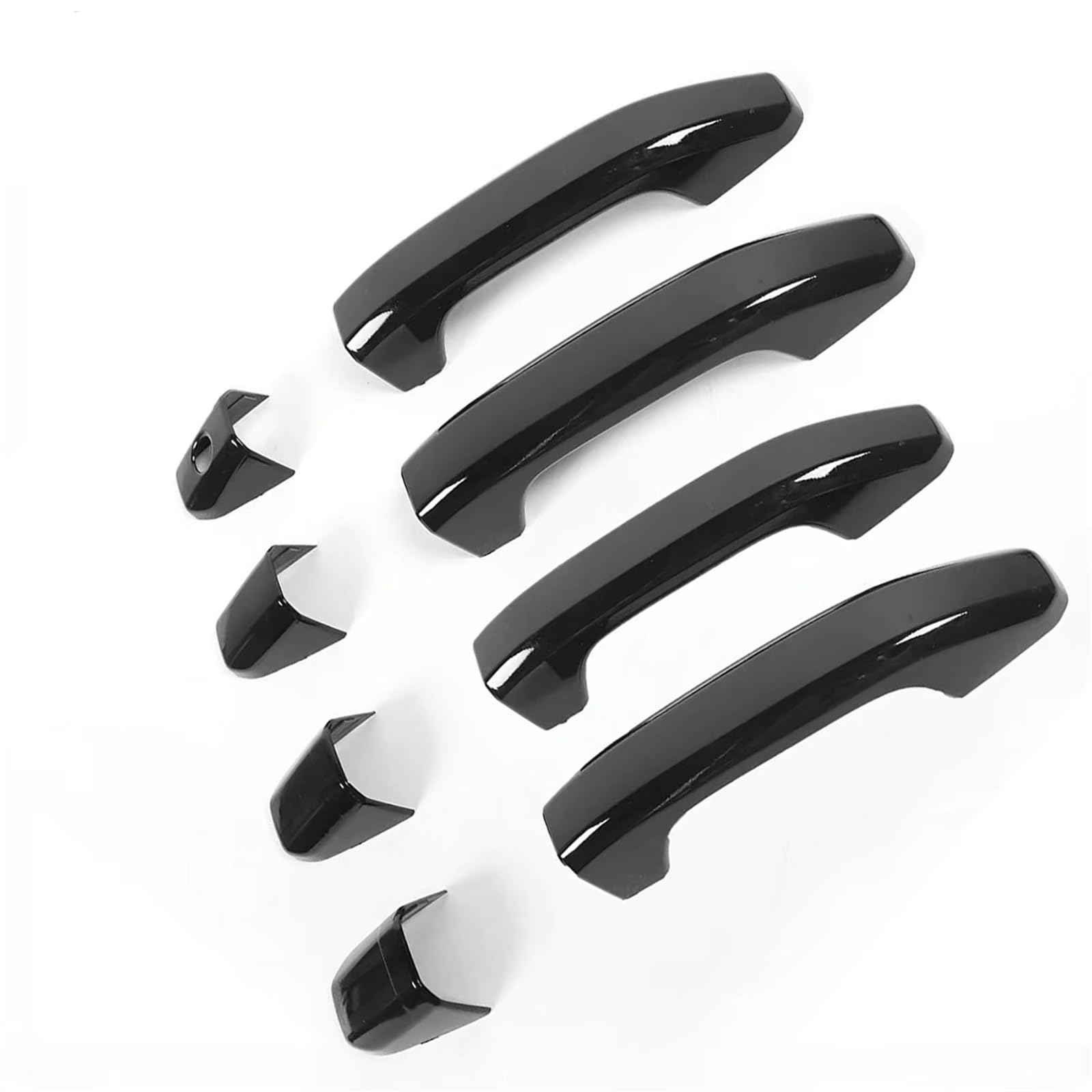 Kedfbts One Color Handle Trim Shell Compatible With Chevy For Silverado 1500 For Ld 2019 Exterior Parts 4Pc Car Accessories Black Door Handle Cover Car Exterior Door Handles