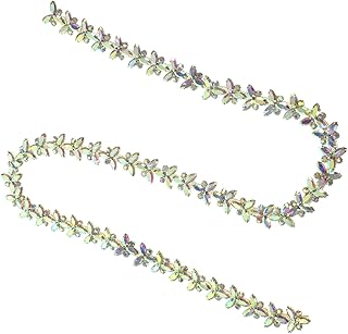 LALAFINA Marquise Rhinestone Flower Chain Bridal Decorations Colored Rhinestones Bridal Belts Rhinestones for Clothes Bridal Sash Wedding Ceremony Decorations Bride Alloy Shoe Wedding Dress