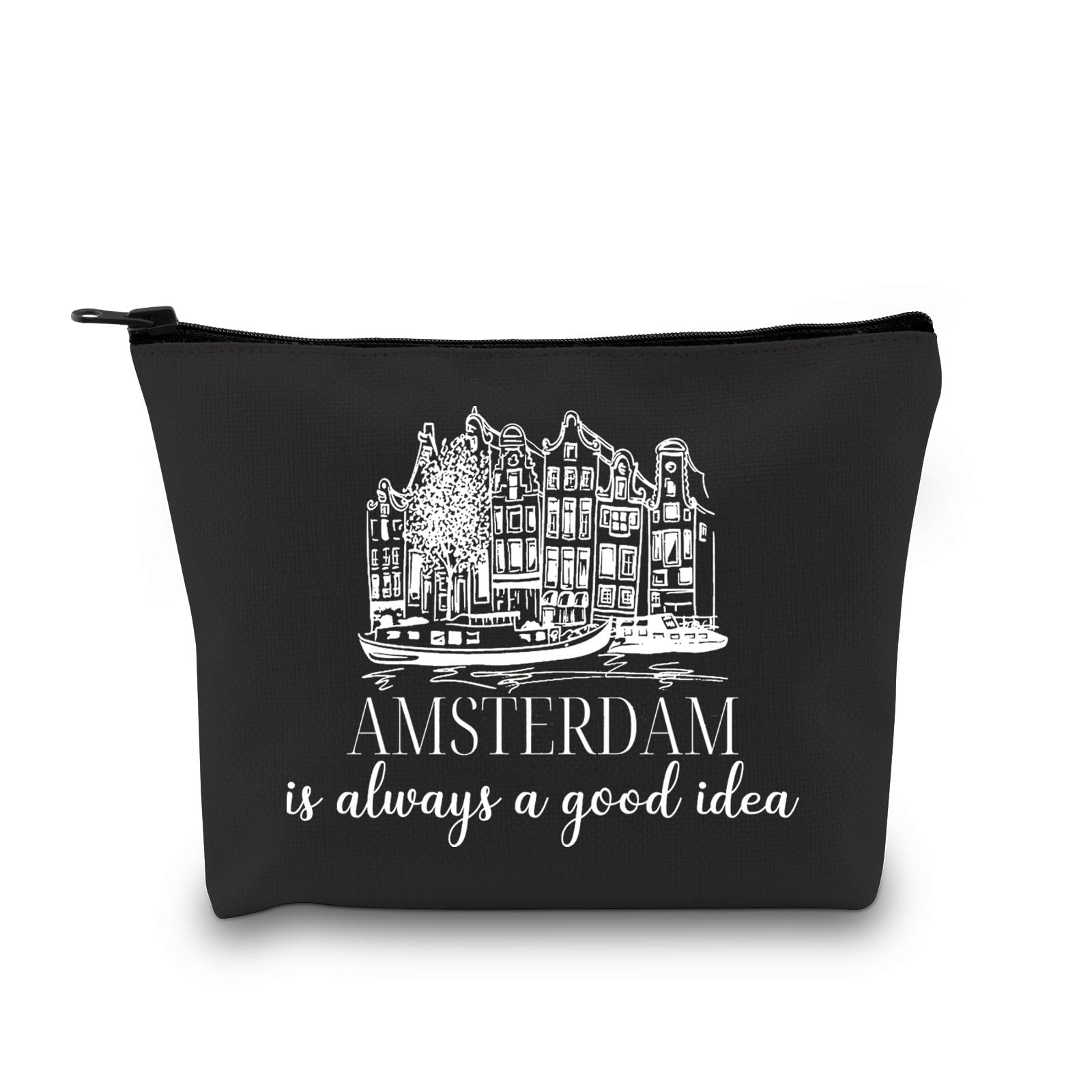 GJTIMEdinburgh Surprise Trip Gift Scotland Trip Gift Edinburgh Scotland Souvenir Travel Zipper Makeup Bag