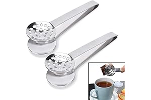 2-Pack Stainless Steel Tea Bag Squeezer Tongs: Your Perfect Tea Brewing Companion