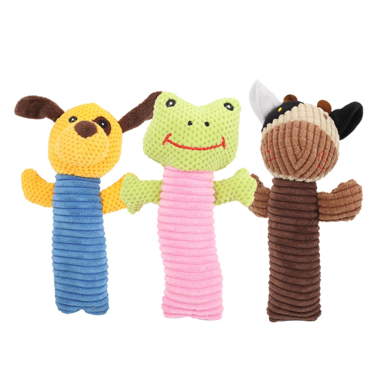 BESPORTBLE 9 Piezas Juguetes de Cachorro de Peluche pequeño Perro de Juguete Juguetes para la dentición de Mascotas Juguetes para Perros pequeños Juguete Perro pequeño Verduras chirriantes