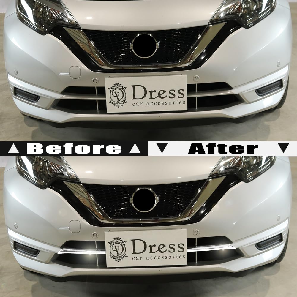 Amazon | DressCarParts ノート E12 後期 クローム メッキ フロント 