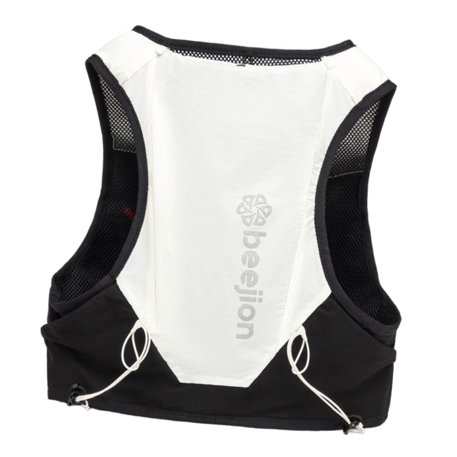Gilet da Corsa Zaino Idratazione per Uomo Donna con Molteplici Tasche Spallacci Regolabili Traspiranti Tessuto Leggero in Nylon Spandex Ideale per Spo