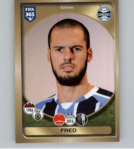 2016-17 Panini FIFA 365 Stickers #614 Fred Gremio FBPA Official Soccer Album Sticker in Raw (NM or Better) Condition