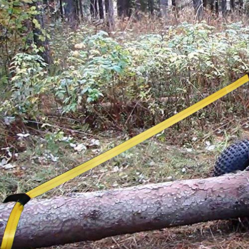 Jchl Lift Sling Straps 10'X2 15,000 Pound Capacity 2-Pack Heavy Duty Lifting Slings Web Sling Tree Saver Recovery Strap Web Sling Winch Strap - 9