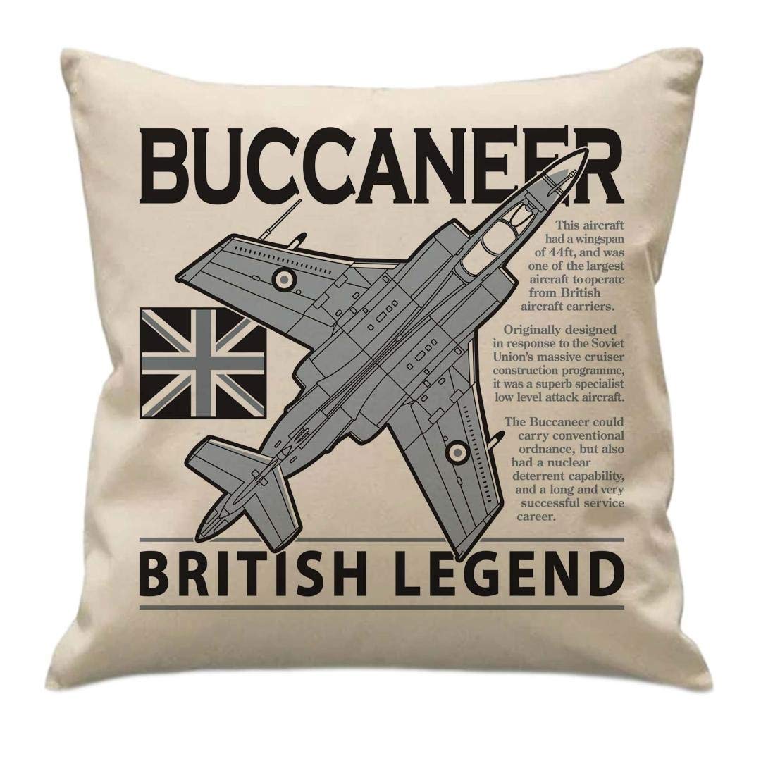 The Wooden Model Company Ltd Blackburn Buccaneer RAF Royal Navy South Africa Air Force Fighter Aircraft Cushion And Inner Included