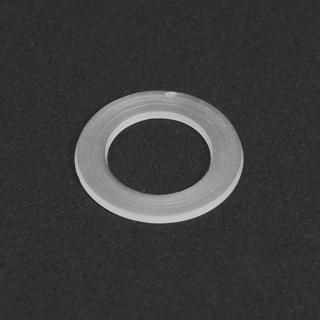 Uxcell 20 Pcs Nylon Flat Washers – 12mm ID X 30mm OD X 3mm Thick, Red, Rustproof Sealing Spacers