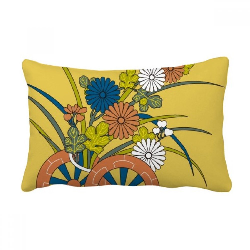 Coussin japonais automne fleur oreiller lombaire de salon decoration haute qualité