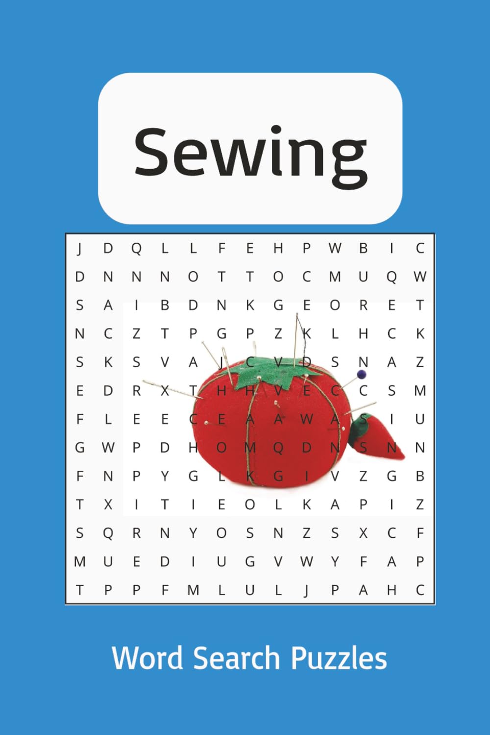 Sewing Word Search: Sewing themed word search puzzle book | 6x9 inches | 50+ puzzles