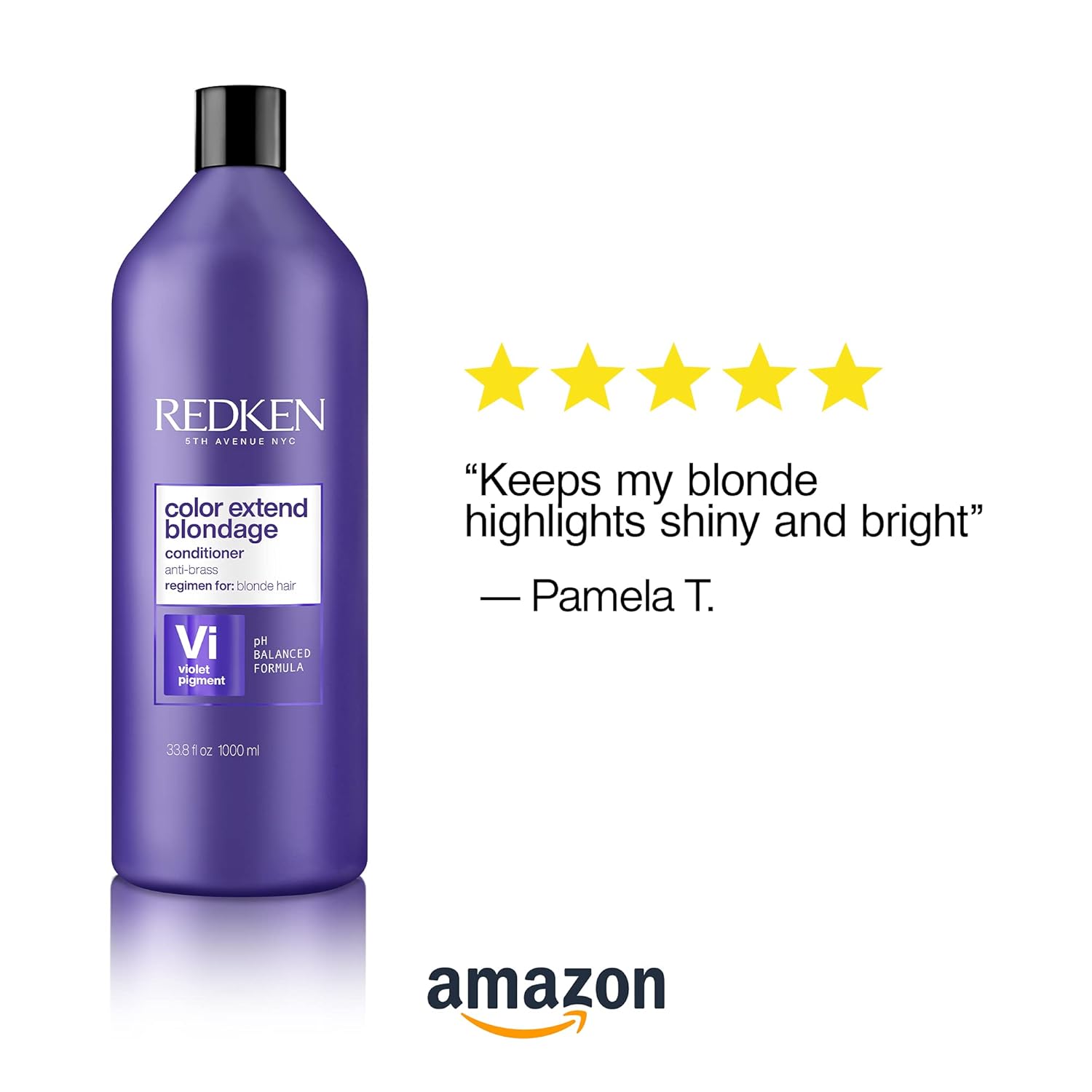 Redken Color Extend Blondage Conditioner 33oz, 33.8 Fl Oz (233074), Purple : Beauty & Personal Care