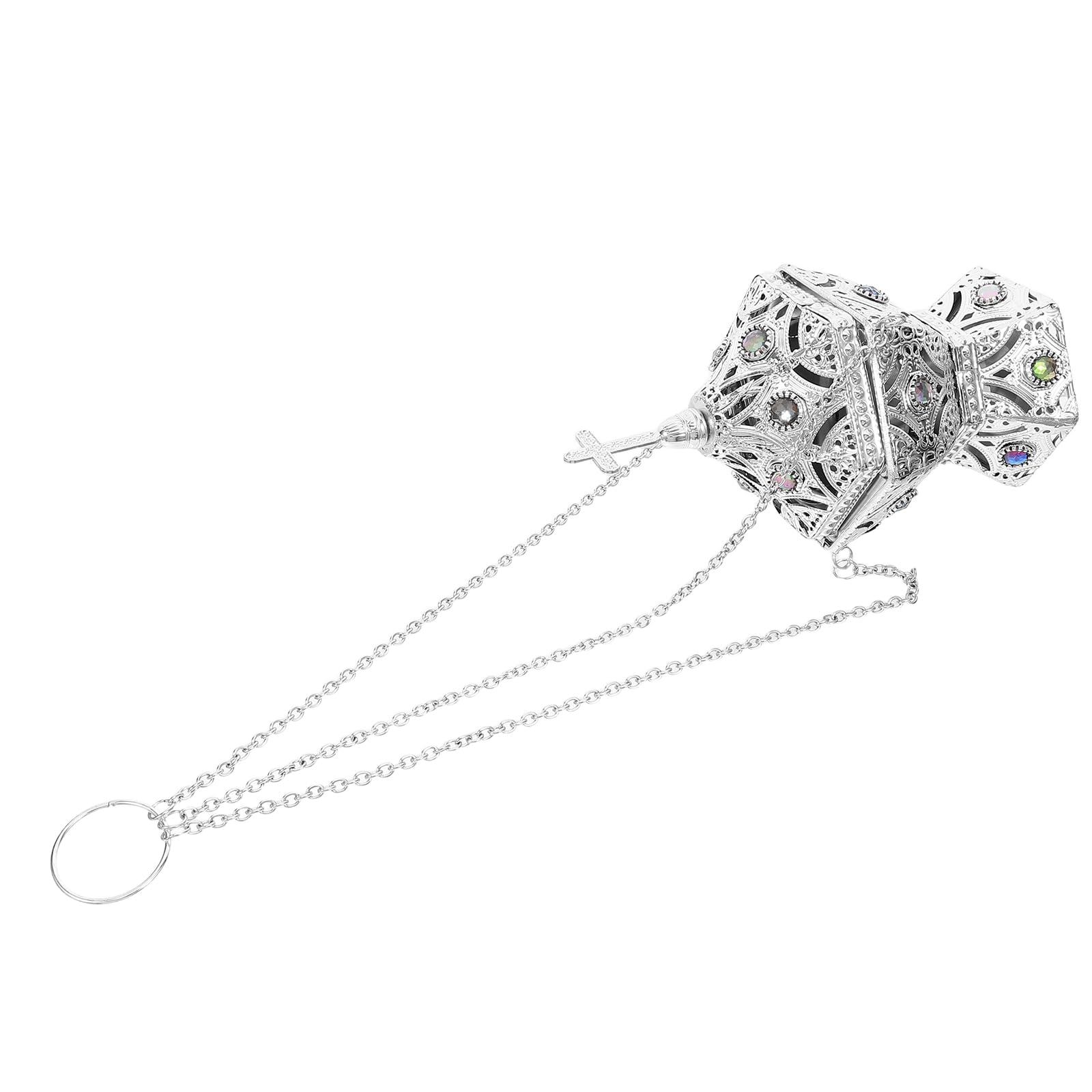 Porte-parfum avec chaîne suspendue vintage pour aromathérapie et purification