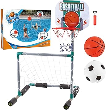 Generico Jeu de Basket Flottant pour Piscine en Mousse EVA
