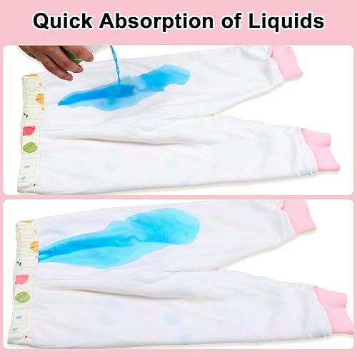 Miniatura 8 de MooMoo Baby Pantalones de pañales impermeables para entrenamiento para ir al baño, 2 paquetes de pantalones de entrenamiento para ir al baño durante