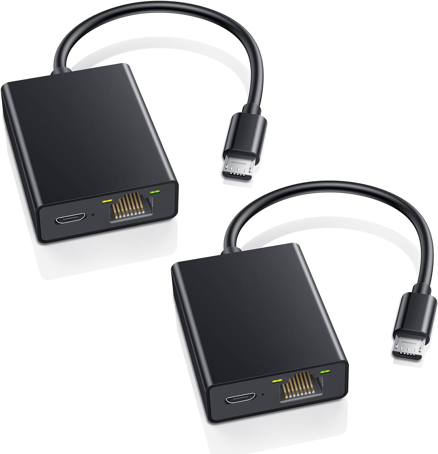 ZEXMTE Ethernet Adapter for Fire TV Stick, Micro USB to RJ45 Ethernet Adapter, Firestick Network Adapter Compatible with Fire TV Stick 2/3/4K/4K Max, Chromecast Ultra