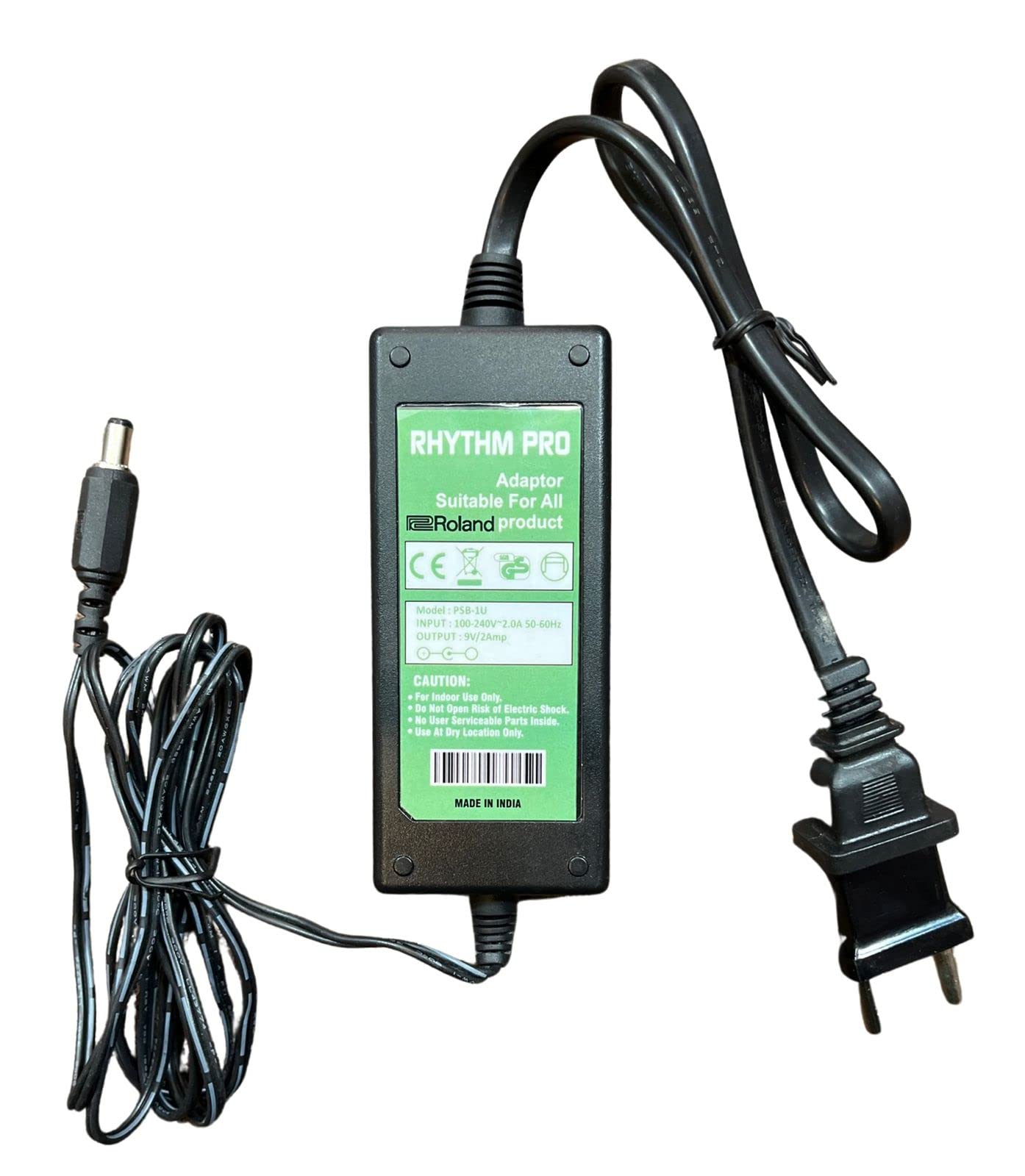 Rhythm Pro Power Adapter for Roland Keyboards-for Roland BK3 Keyboards e.t.c,Black-image-13