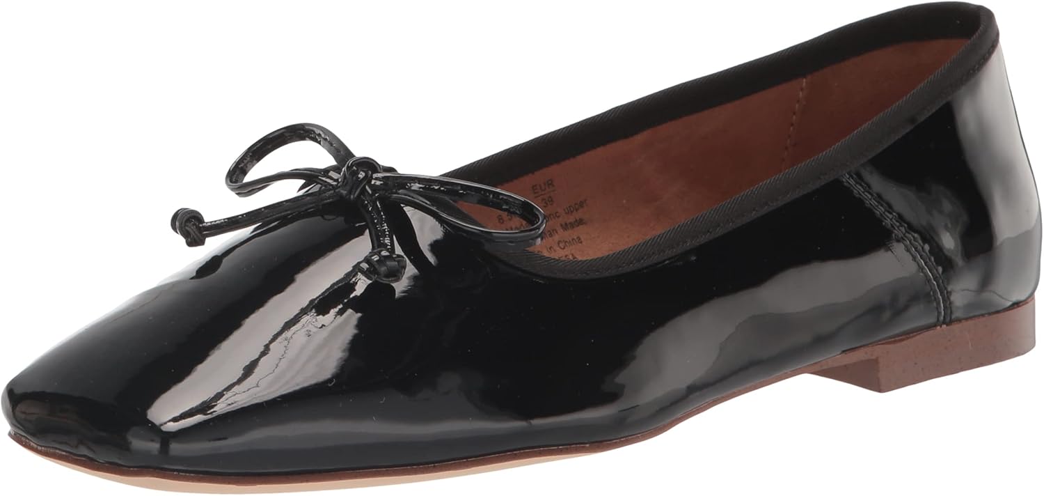 Circus NY by Sam Edelman Women's Teresa Ballet Flat Black 6.5