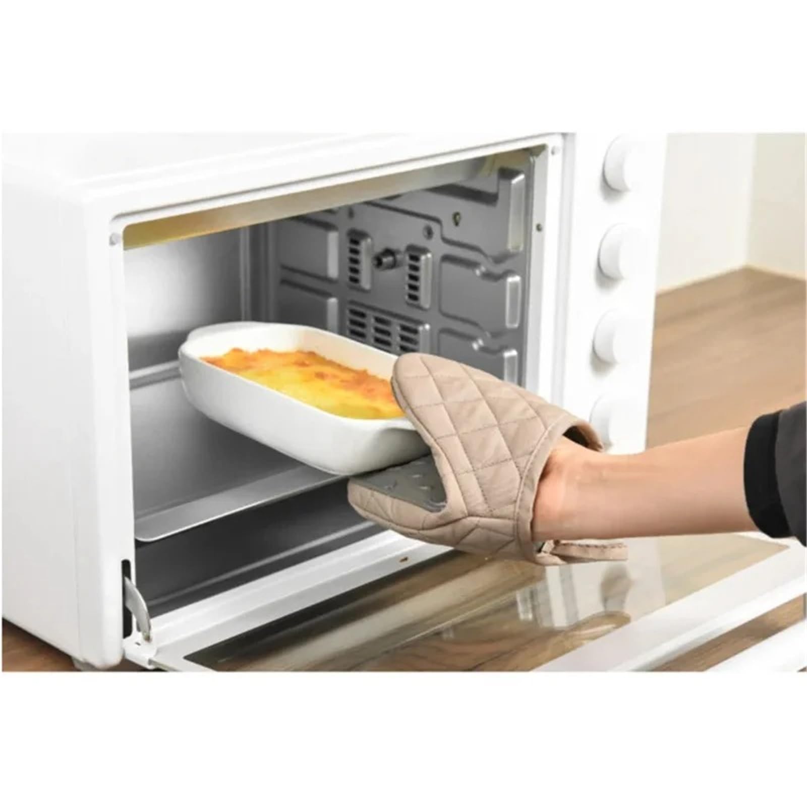 MRKU Guanti da Forno Guanti da Cucina antiscottatura multifunzionali in Silicone a Forma di Pesce Portaposate