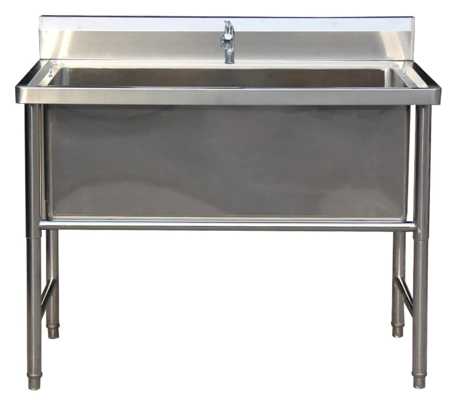 JINMLBO Large Dog Bathtub Dog Bathing Station for Home,Stainless Steel Professional Pet Dog Grooming Bath Tub,Pet Washing Station Sink Shower,Small Dog Washing Station(100cm/39.4in)