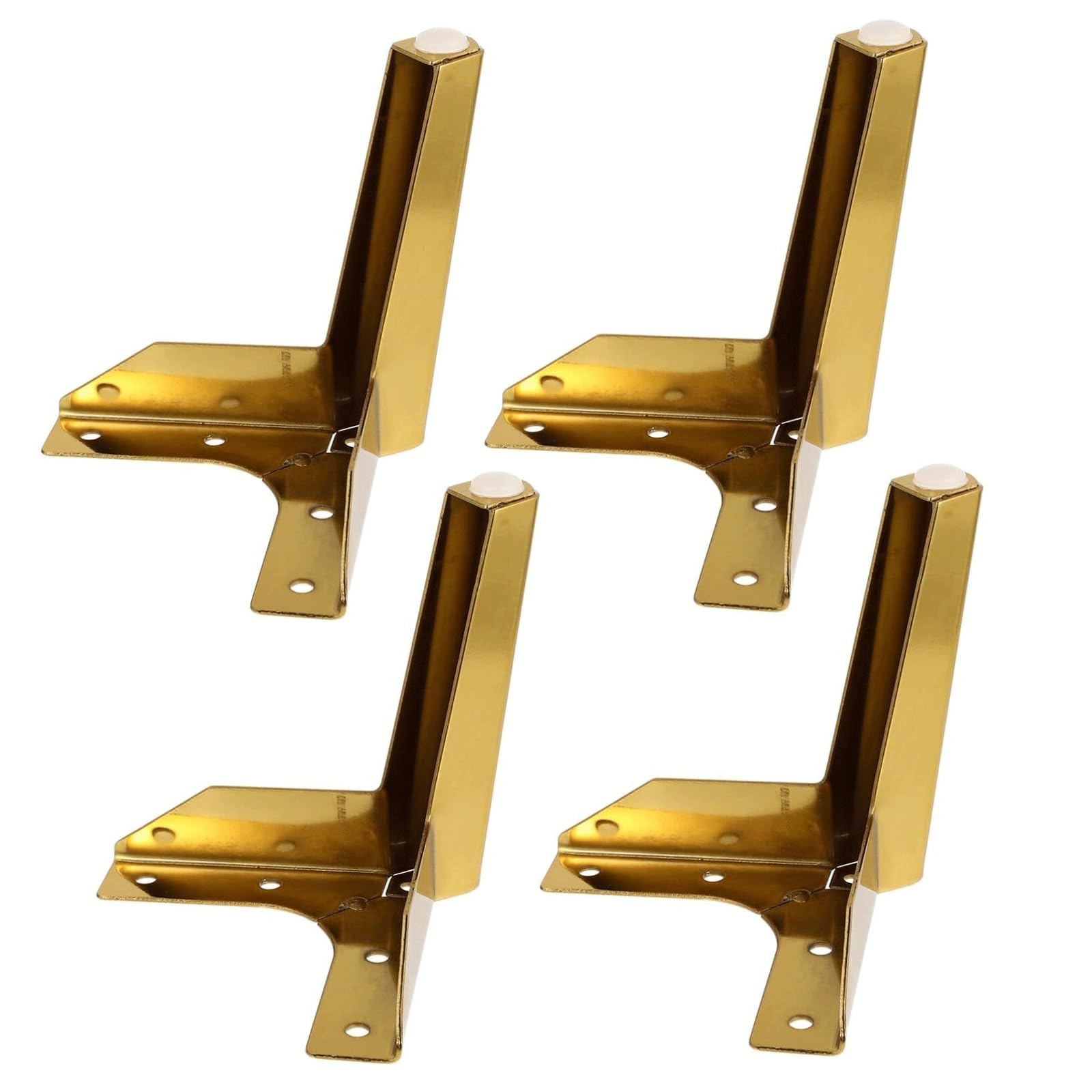 UYHBCNQD 4Pcs Replacement Legs Set Iron Furniture Legs Furniture Foot Desk Support Legs Cabinet Feets Sofa Legs Coffee Table Extenders