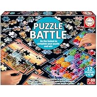 Educa - Puzzle Battle Paisajes, Juego de Mesa Familiar, Una