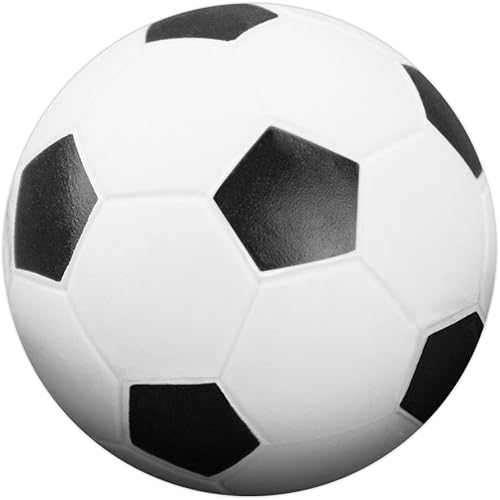 Miniatura 3 de Brybelly Pelotas de futbolín, con textura roja, fútbol blanco y negro, blanco, bolas brillantes, para mesas de futbolín estándar y pelotas clásicas