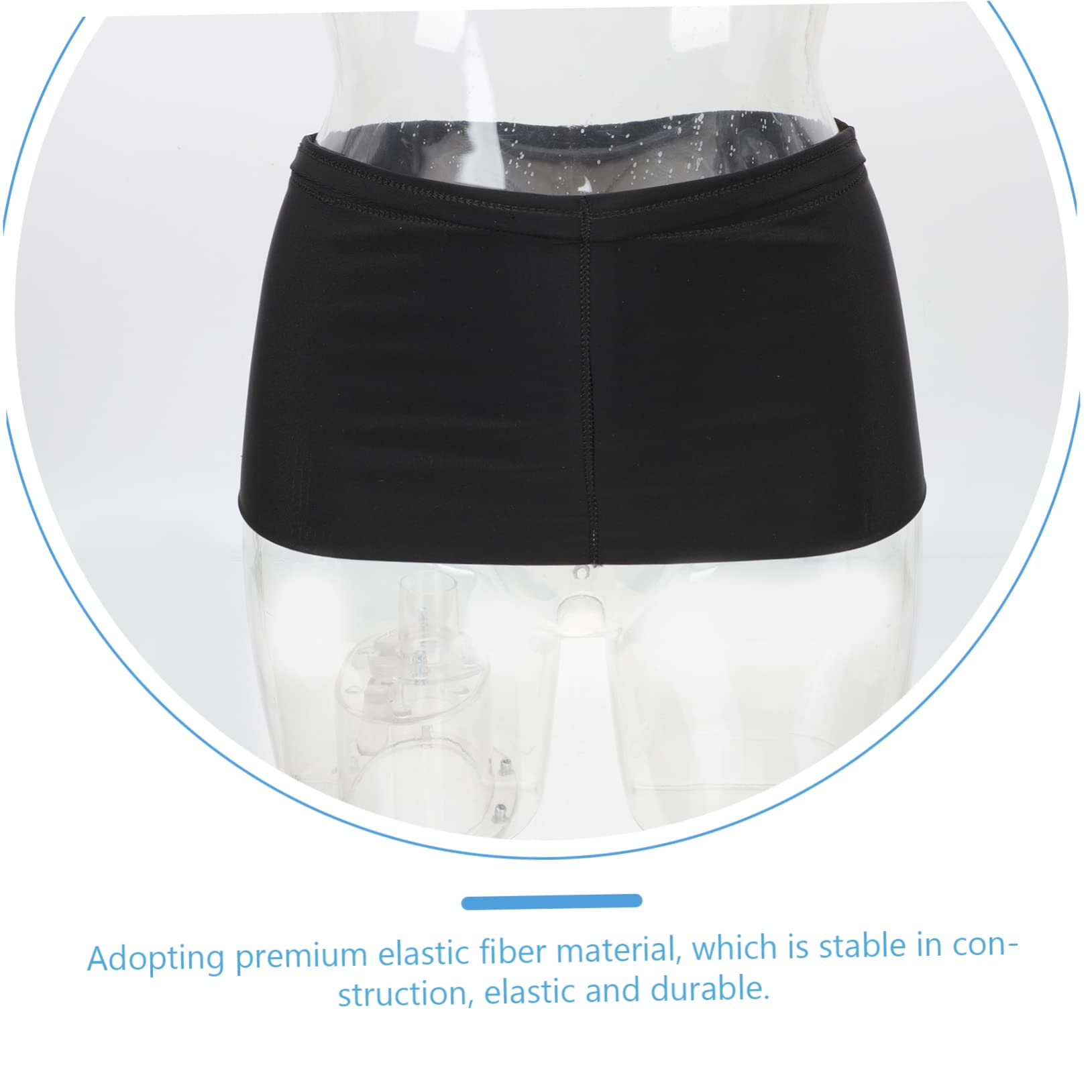 BESPORTBLE Banane de Tennis Balle de Tennis de Tennis pour Poche Sportif Accessoire Tennis Accessoires Tennis de balles de Golf Organisateur de balles de Golf Spandex Black