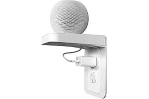 Unobtrusive Shelf Holder for Outlet: Maximize Space and Keep Devices Organized