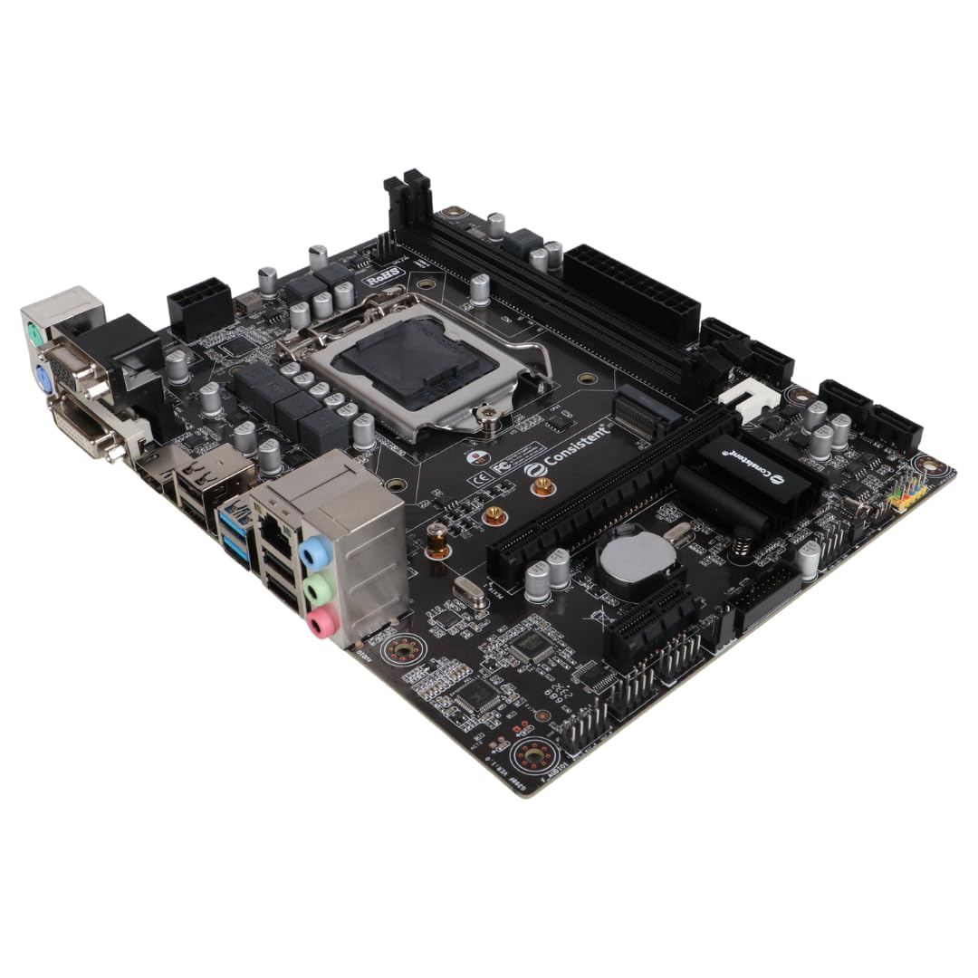 Consistent H-310 Motherboard 8th, 9th Gen i3, i5, i7, DDR4 Slots for RAM, with GMA 950 Graphic Card, Motherboard with Sound Card, SATA 2&3, 3Y Warranty-picture-27