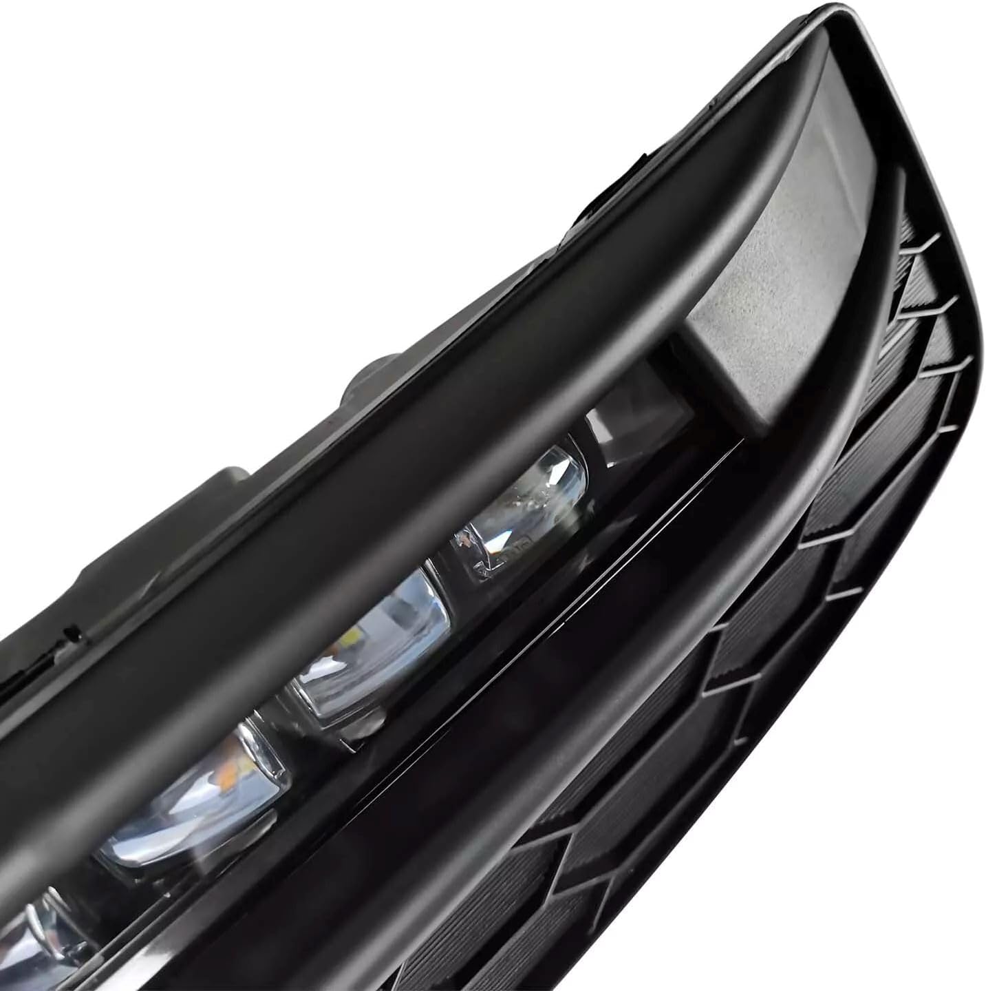 LED Fog Lights Compatible with for 2016-2017 Honda Accord Coupe/Sedan,Left and Right Side Breathing Light Dynamic Sequential Turn Signal Fog Lamps DRL(Black Frame Double Color)