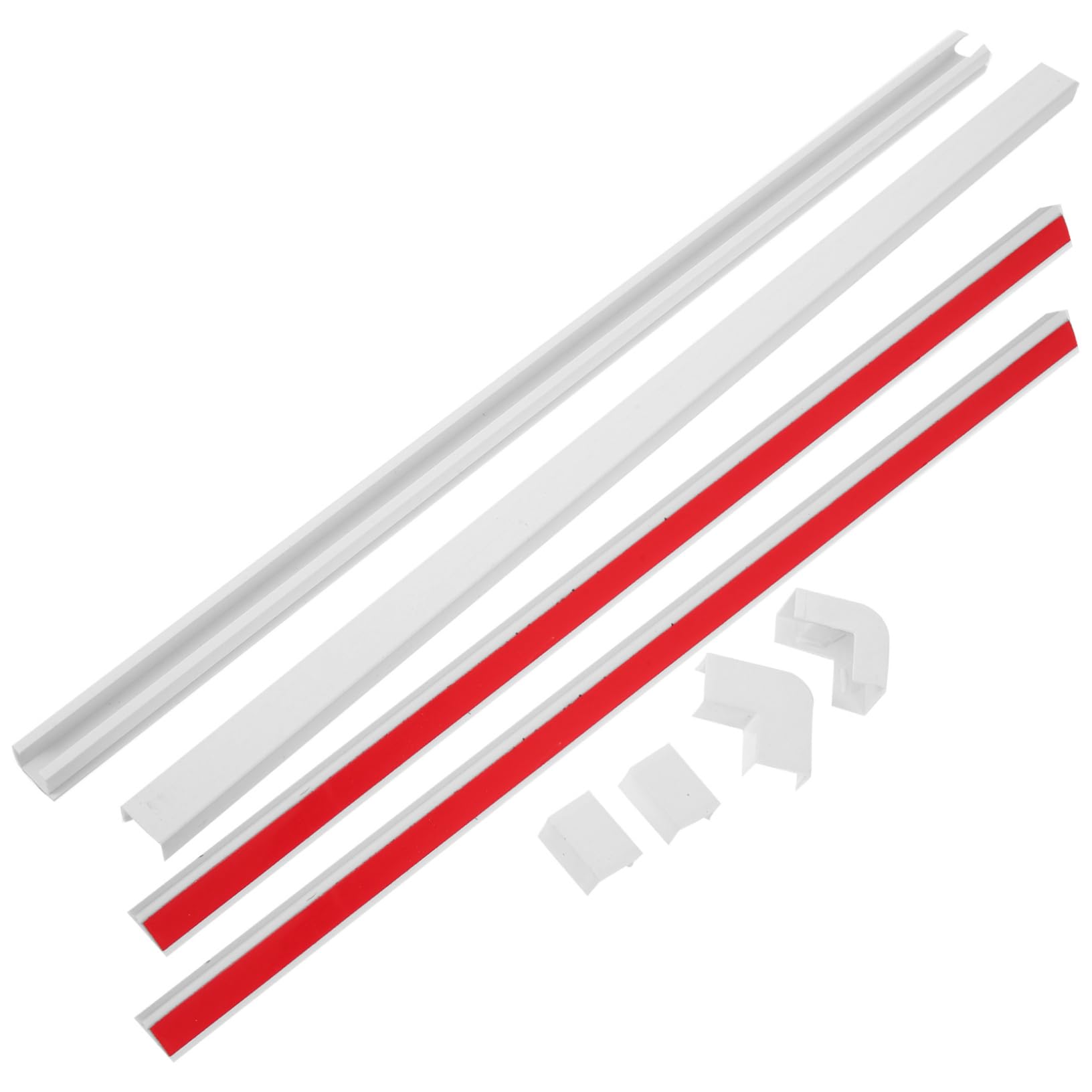 Plástico Ocultador Cables de Juego, Blanco 1, de Pared