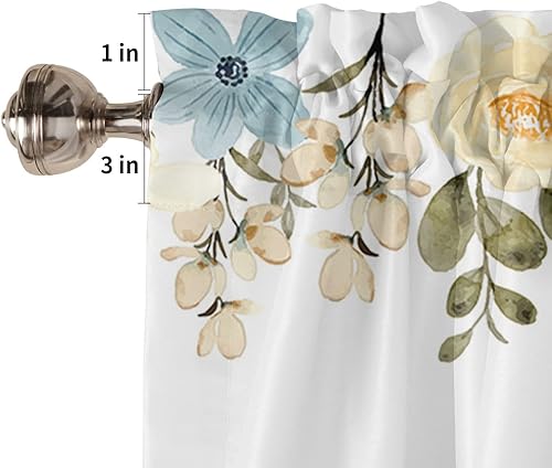 Miniatura 5 de Cortinas de cenefa de cocina para sala de estar, cenefa de ventana con bolsillo para cortinero, cenefa para dormitorio, decoración del hogar, cenefa