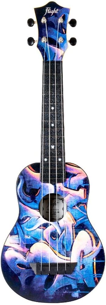 Music Ukuleles TUS40 ABS Travel Ukulele - Graffiti (With Bag),ALMTUS40GRAF