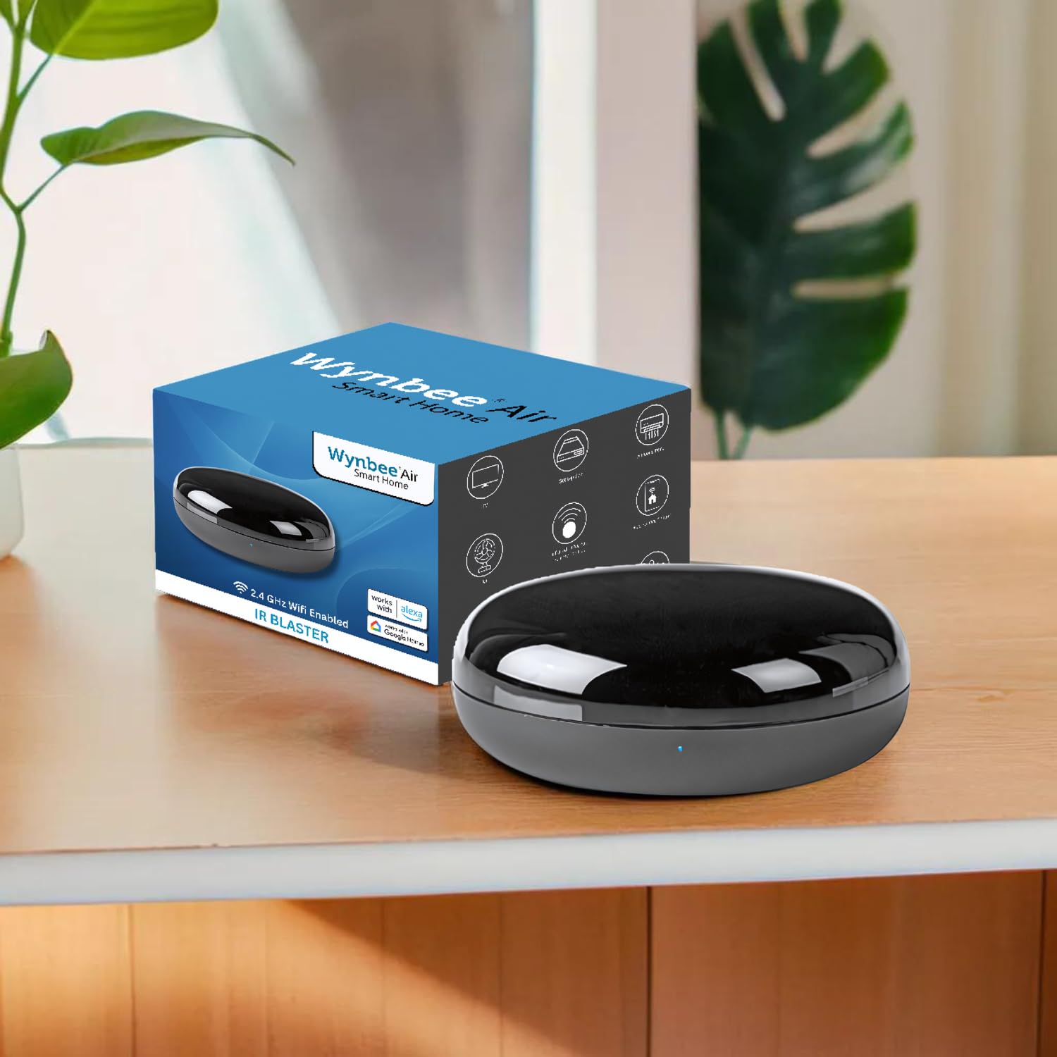 Wynbee Air Smart IR Blaster for Air Conditioners - Universal Remote Control, WiFi Enabled, Voice Control Compatible with Alexa & Google Home, Easy Setup, All in One IR Control for Smart Home (B0D4VL3KRR) Amazon Price History, Amazon Price Tracker