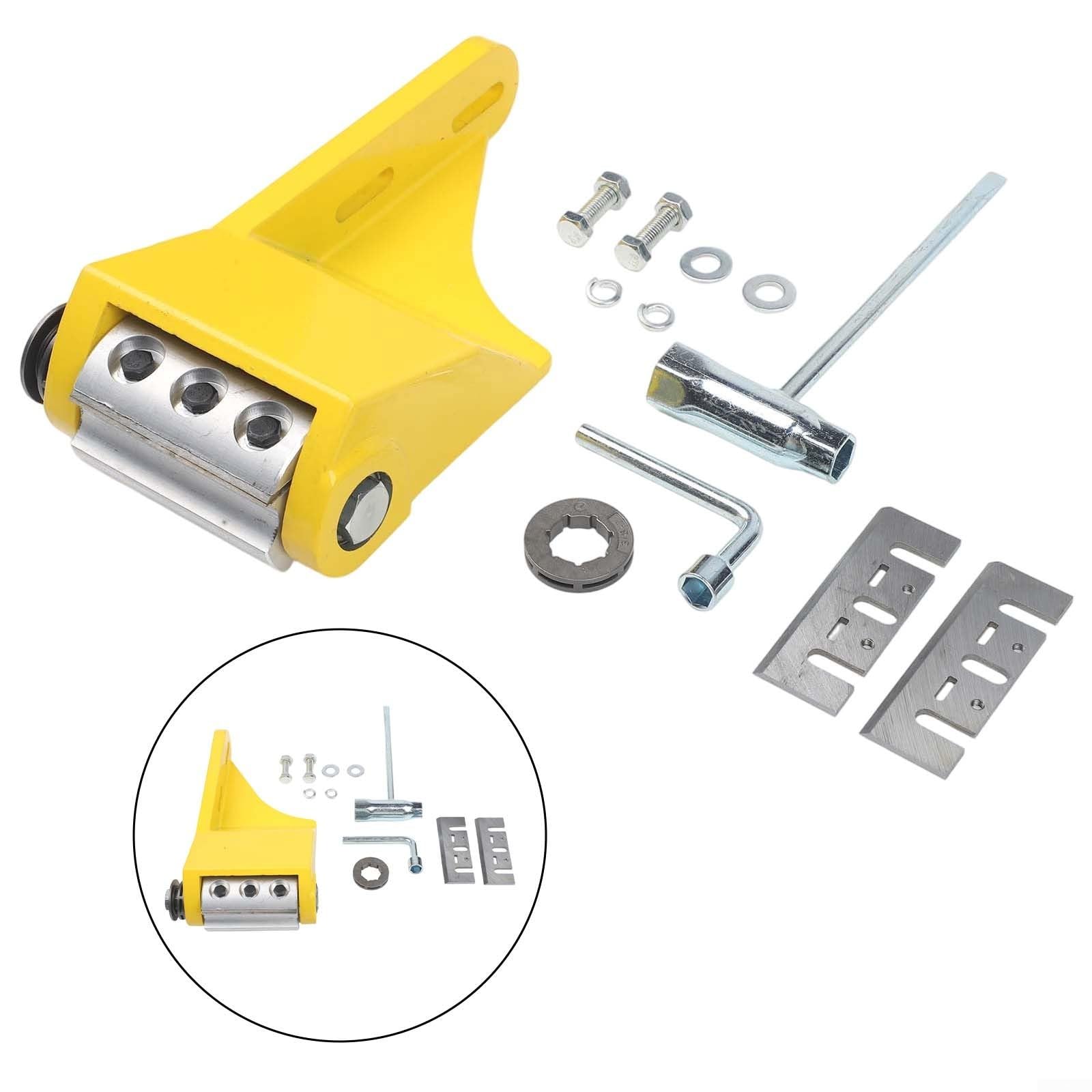 Herramienta de descortezado de troncos, accesorio para motosierra, pelador de troncos .325 3/8, cadenas de paso para sierra de 66 cc, removedor de ladridos de aluminio de acero resistente